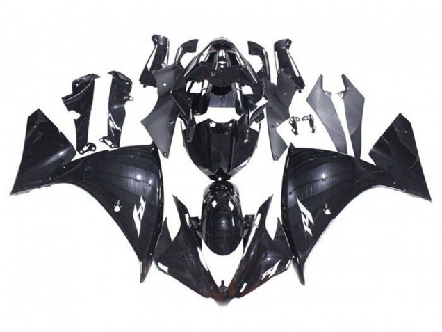 2009-2011 Yamaha YZF 1000 R1 Motorcycle Fairings - Glossy Black