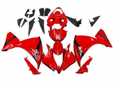 2009-2011 Yamaha YZF 1000 R1 Motorcycle Fairings - Red Black Stripe