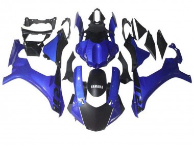 2015-2019 Yamaha YZF 1000 R1 Motorcycle Fairing - Blue Matte Black
