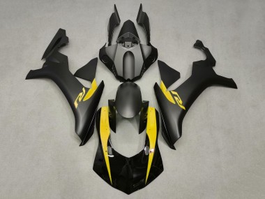 2020-2025 Yamaha YZF 1000 R1 Motorcycle Fairings - Glossy Black Matte Black Yellow