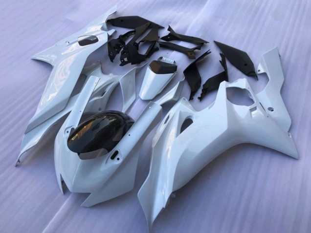2017-2023 Yamaha YZF R6 Motorcycle Fairings - White Glossy Black