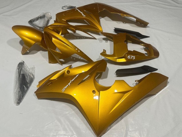 2006-2008 Triumph Daytona 675 Triple Motorcycle Fairings - Metallic Gold