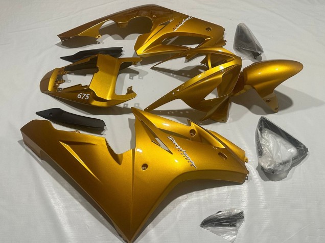 2006-2008 Triumph Daytona 675 Triple Motorcycle Fairings - Metallic Gold