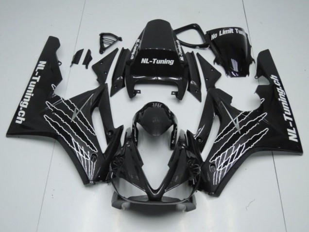 2006-2008 Triumph Daytona 675 Triple Motorcycle Fairing Kits - Glossy Black