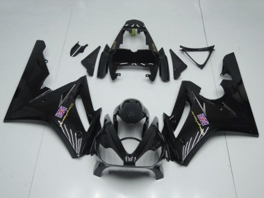 2006-2008 Triumph Daytona 675 Triple Motorcycle Fairings - Glossy Black
