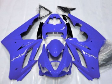 2006-2008 Triumph Daytona 675 Triple Motorcycle Fairings - Blue Glossy Black