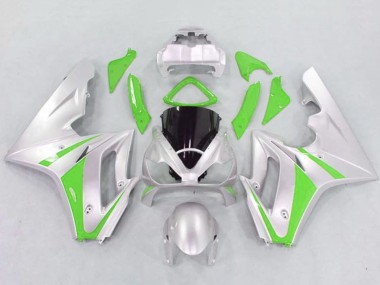 2006-2008 Triumph Daytona 675 Triple Motorcycle Fairings - Silver Green