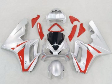 2006-2008 Triumph Daytona 675 Triple Motorcycle Fairings - Silver Red
