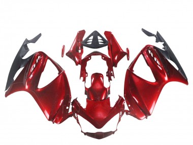 2002-2016 Honda ST1300 Motorcycle Fairings - Red Matte Black