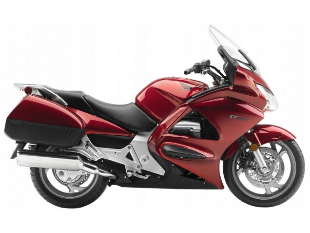2002-2016 Honda ST1300 Motorcycle Fairings - Dark Red