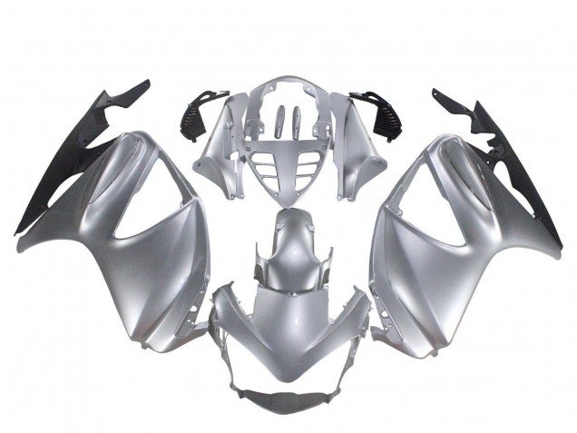 2002-2016 Honda ST1300 Motorcycle Fairings - Silver Matte Black