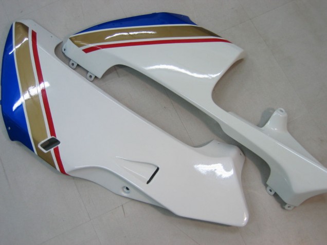 2005-2006 Honda CBR600RR Motorcycle Fairings - Blue White Yellow Rothmans