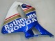 2005-2006 Honda CBR600RR Motorcycle Fairings - Blue White Yellow Rothmans