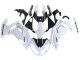 2012-2016 Kawasaki EX650 Motorcycle Fairings - White Black