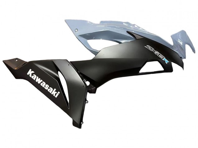 2019-2022 Kawasaki ZX6R Motorcycle Fairings - Grey Matte Black