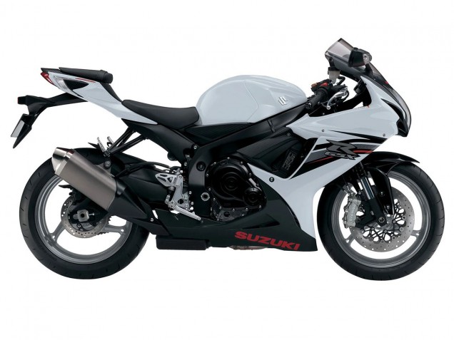 2011-2024 Suzuki GSXR 600/750 Motorcycle Fairings - White Black