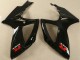2006-2007 Suzuki GSXR 600/750 Motorcycle Fairing - Glossy Black