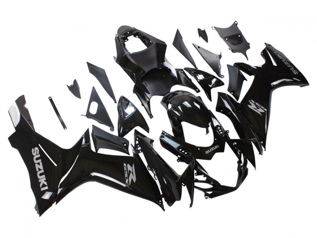 2011-2024 Suzuki GSXR 600/750 Motorcycle Fairings - Glossy Black