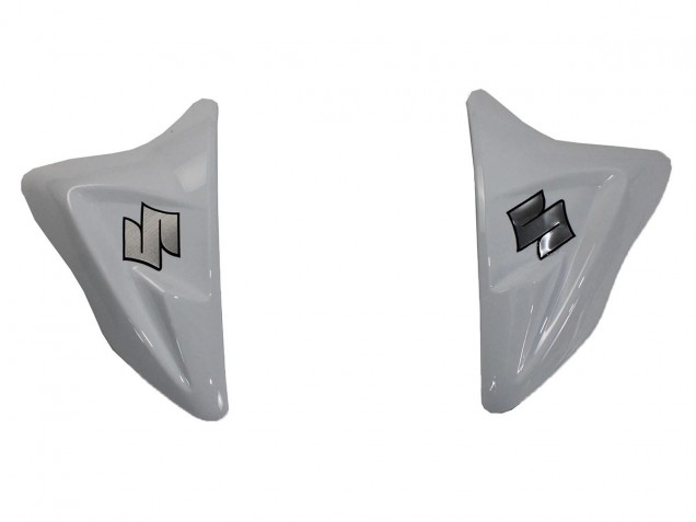 2011-2024 Suzuki GSXR 600/750 Motorcycle Fairings - White Glossy Black