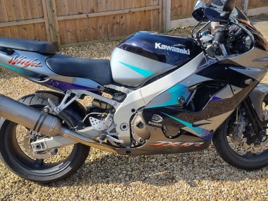 2002-2003 Kawasaki Ninja ZX9R Motorcycle Fairings - Blue Silver