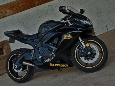 2001-2003 Suzuki GSXR 600 Motorcycle Fairings - Black
