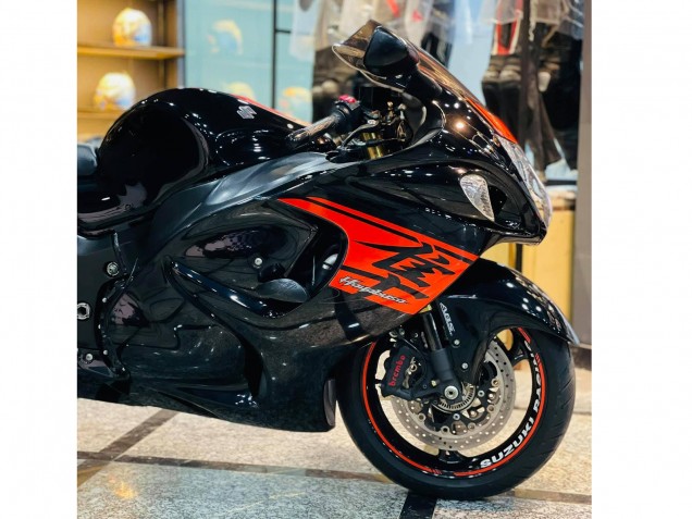 2008-2020 Suzuki GSXR 1300 Hayabusa Motorcycle Fairing - Glossy Black Red