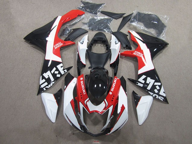 2011-2024 Suzuki GSXR 750 Motorcycle Fairings - Black Red