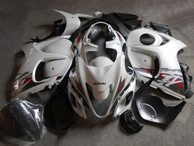 2008-2020 Suzuki GSXR 1300 Hayabusa Motorcycle Fairing - White Black