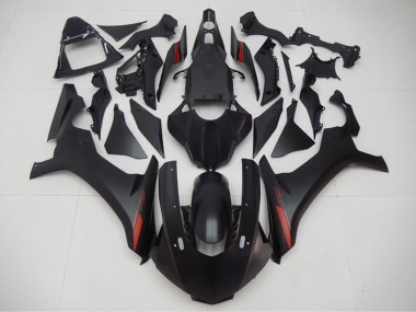 2015-2019 Yamaha YZF R1 Motorcycle Fairings - Matte Black Red