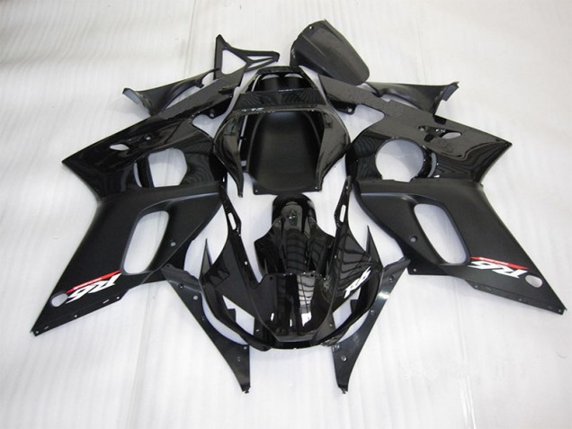 Black 1998-2002 YZF R6 Motorcycle Fairings Black 1998-2002 YZF R6 Motorcycle Fairings