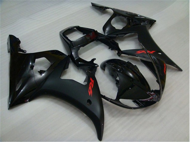 Black 2003-2005 YZF R6 Motorcycle Bodywork Black 2003-2005 YZF R6 Motorcycle Bodywork