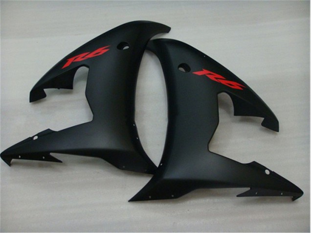 Black 2003-2005 YZF R6 Motorcycle Bodywork Black 2003-2005 YZF R6 Motorcycle Bodywork