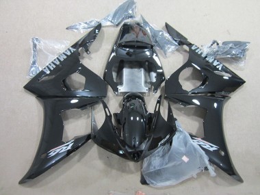 Black 2003-2005 YZF R6 Motorcycle Fairing