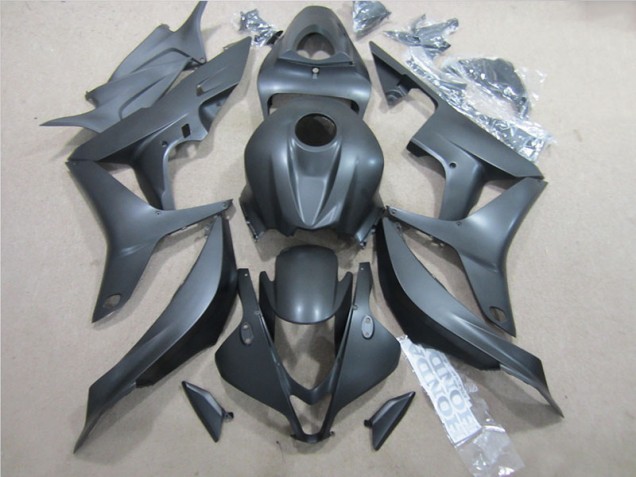 Black 2007-2008 CBR600RR Aftermarket Motorcycle Fairings Black 2007-2008 CBR600RR Aftermarket Motorcycle Fairings