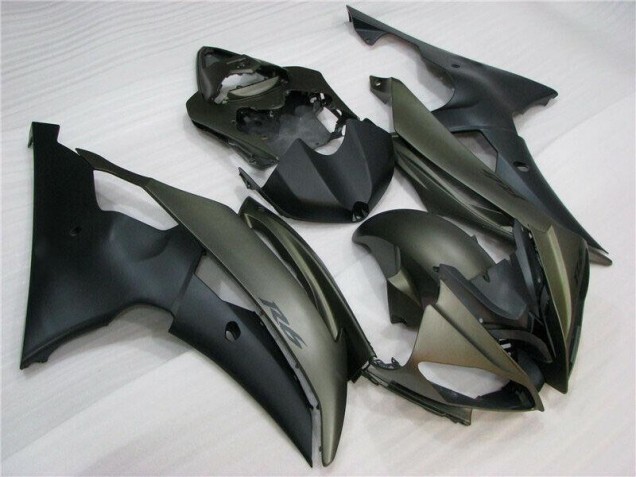Black 2008-2016 YZF R6 Aftermarket Motorcycle Fairing Black 2008-2016 YZF R6 Aftermarket Motorcycle Fairing