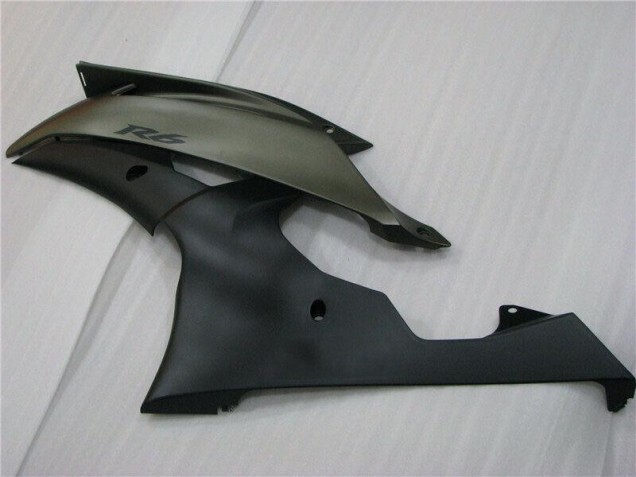 Black 2008-2016 YZF R6 Aftermarket Motorcycle Fairing Black 2008-2016 YZF R6 Aftermarket Motorcycle Fairing