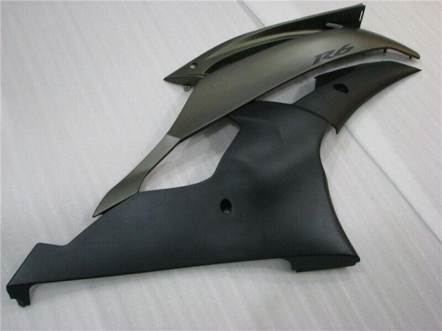 Black 2008-2016 YZF R6 Aftermarket Motorcycle Fairing Black 2008-2016 YZF R6 Aftermarket Motorcycle Fairing