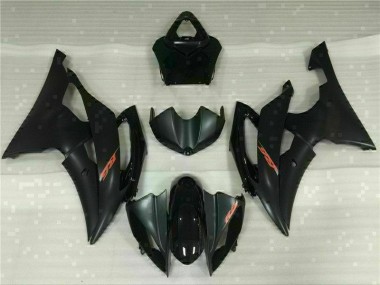 Black 2008-2016 YZF R6 Motorcycle Fairing Kits & Plastic