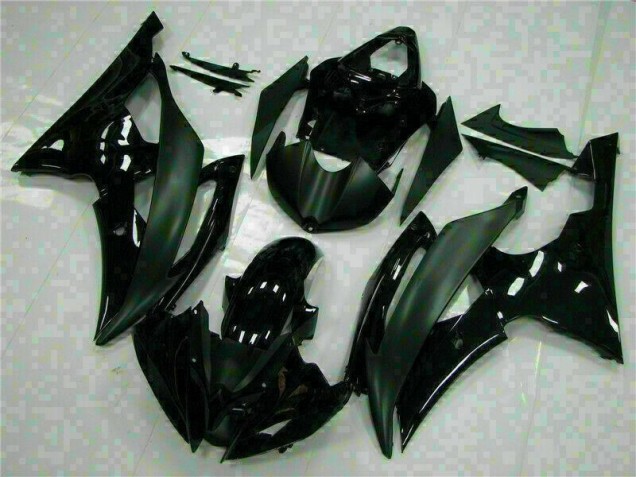 Black 2008-2016 YZF R6 Motorcycle Fairings Black 2008-2016 YZF R6 Motorcycle Fairings