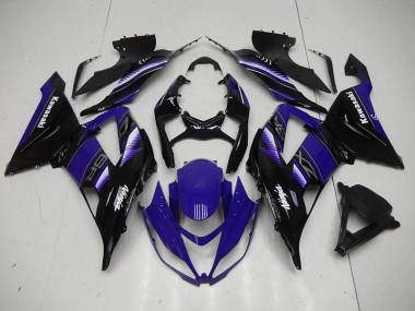 Black Blue 2013-2018 ZX6R Motorcycle Fairings