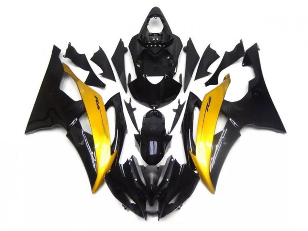Black Gold 2008-2016 YZF R6 Motorcycle Fairings Black Gold 2008-2016 YZF R6 Motorcycle Fairings