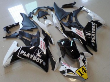 Black Playboy 14 2013-2015 CBR500RR Motorcycle Fairings