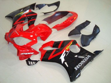 Black Red 2004-2007 CBR600 F4i Motorcycle Fairings