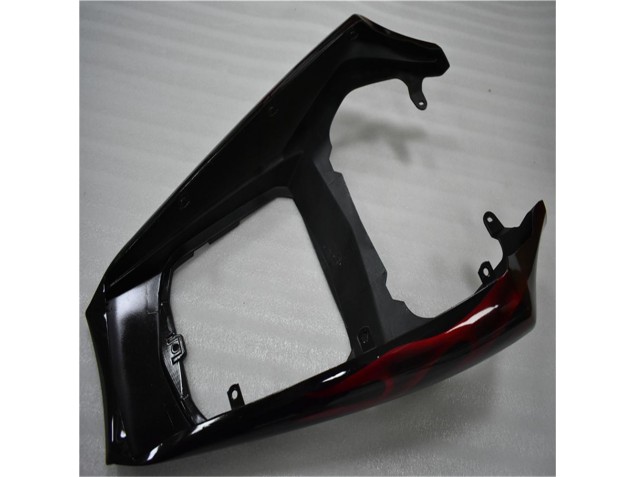 Black Red Flame 2003-2005 YZF R6 Motorcycle Fairings