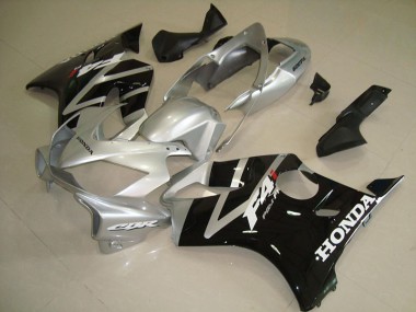 Black Silver 2004-2007 CBR600 F4i Motorcycle Fairings