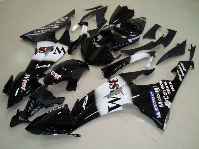 Black West 2008-2016 YZF R6 Motorcycle Fairings Black West 2008-2016 YZF R6 Motorcycle Fairings