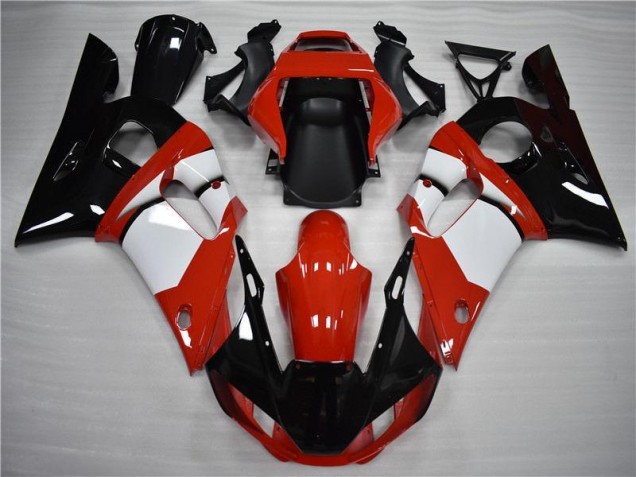 Black White 1998-2002 YZF R6 Motorcycle Fairings Black White 1998-2002 YZF R6 Motorcycle Fairings