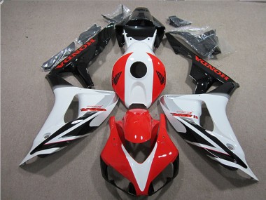 Black White Red Fireblade 2006-2007 CBR1000RR Motorcycle Fairings