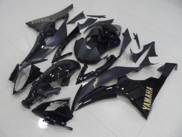 Black with Gold Sticker 2008-2016 YZF R6 Motorcycle Fairings Black with Gold Sticker 2008-2016 YZF R6 Motorcycle Fairings
