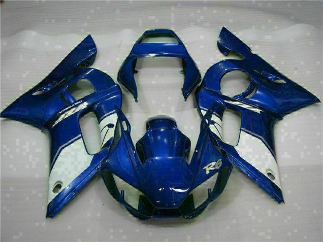 Blue 1998-2002 YZF R6 Motorcycle Fairing Blue 1998-2002 YZF R6 Motorcycle Fairing